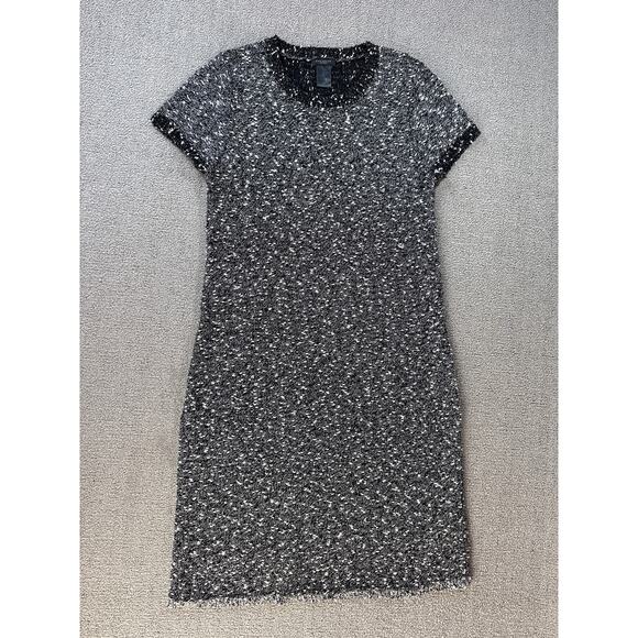Ann Taylor Knit Sweater Dress Knee Length Textured Career Business Small - Picture 1 of 7